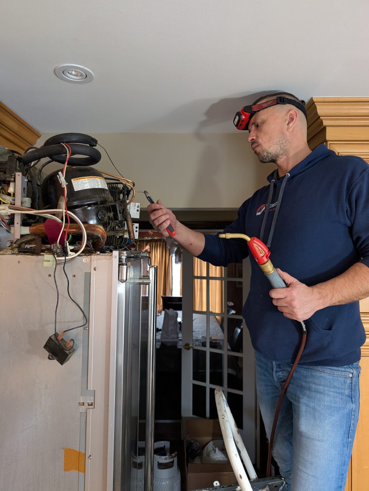 Sub-Zero cooling system replacement photo 1