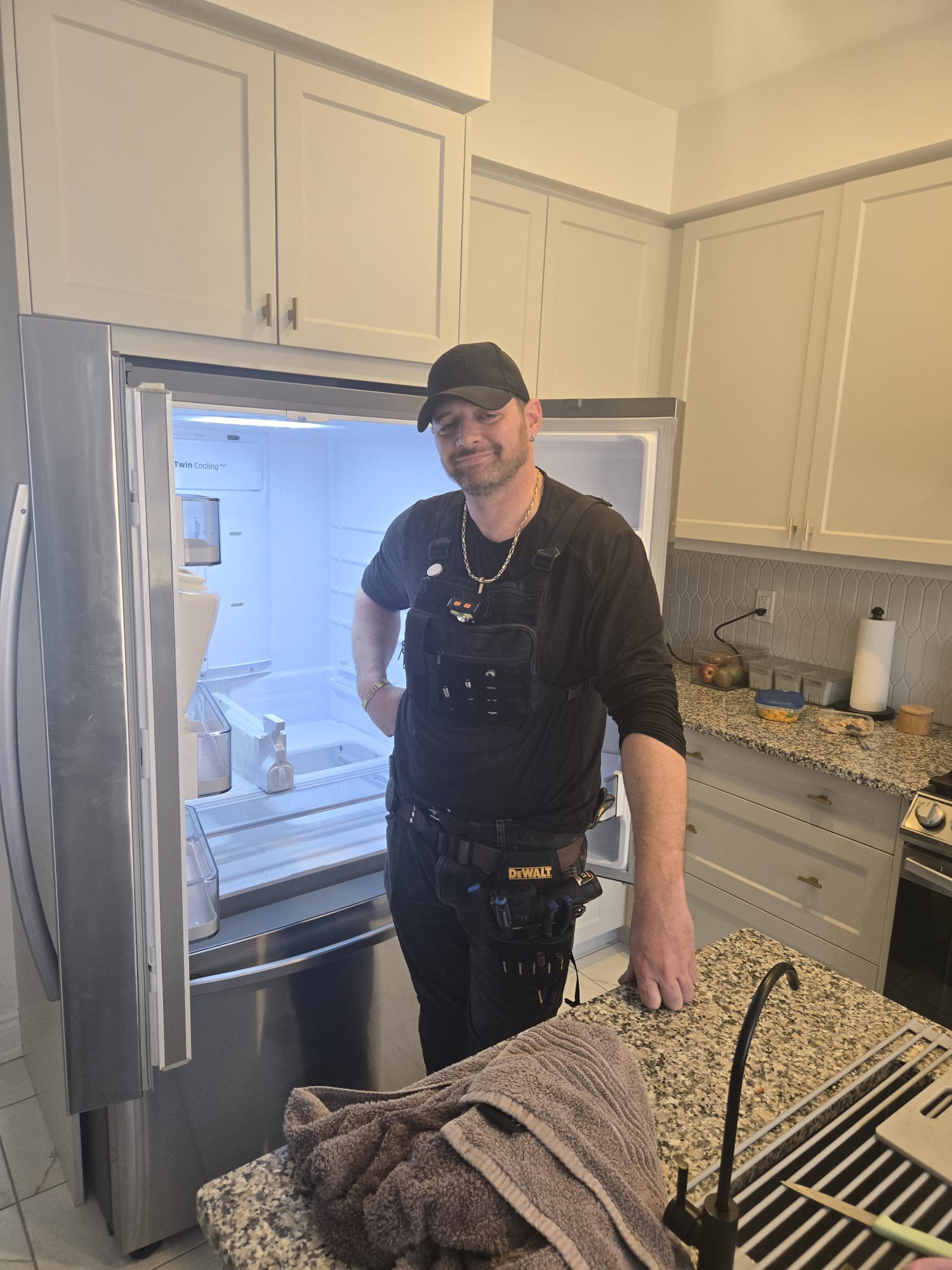 Samsung twin cooling refrigerator frost repair