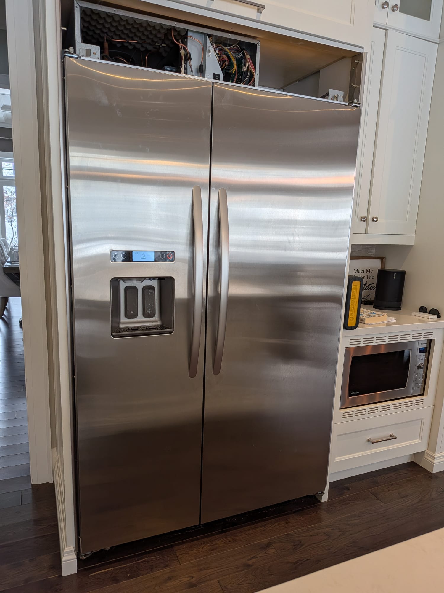 KitchenAid built-in evaporator leak repair sealed system replacement photo 1