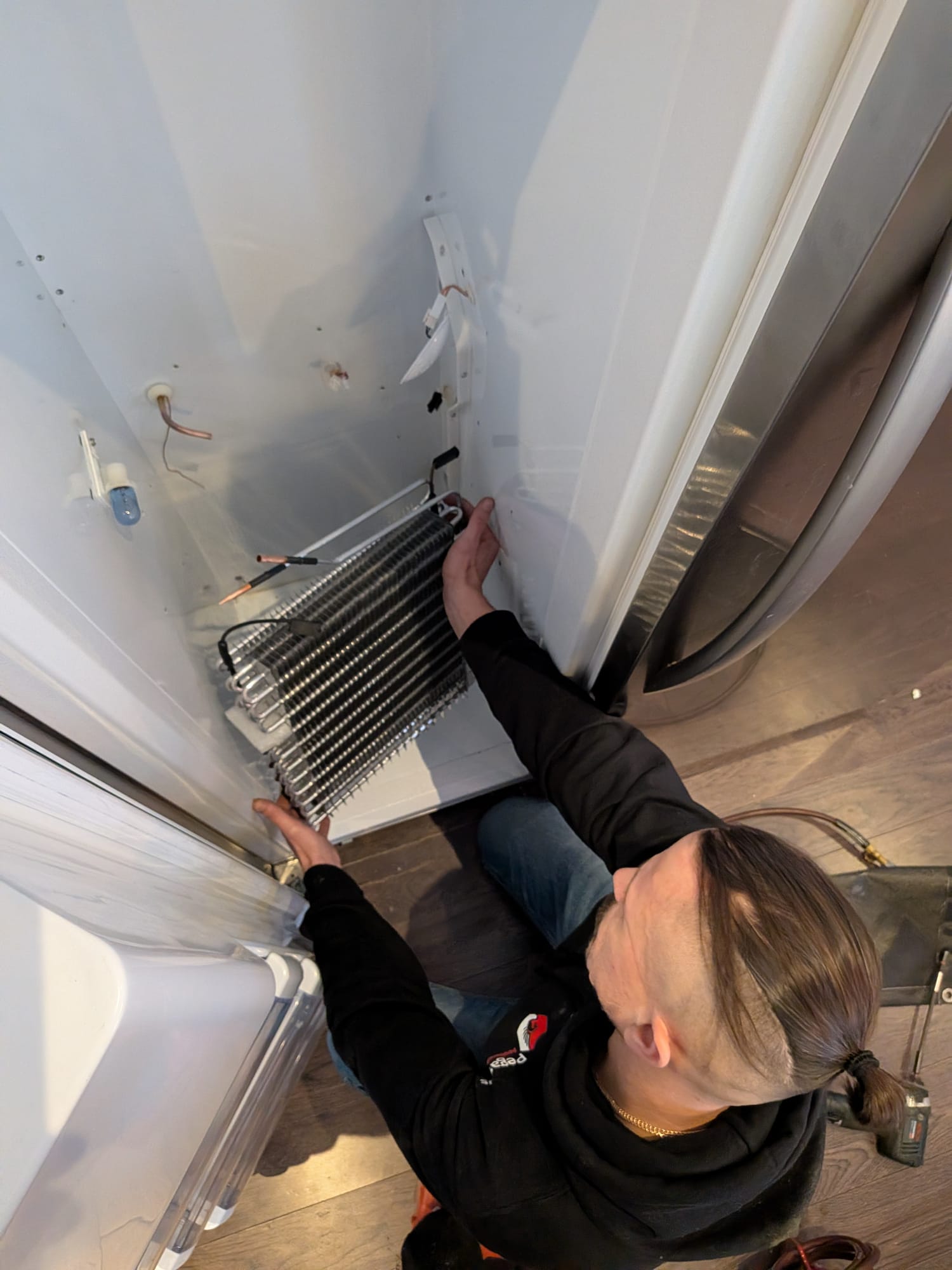 KitchenAid built-in evaporator leak repair sealed system replacement photo 2
