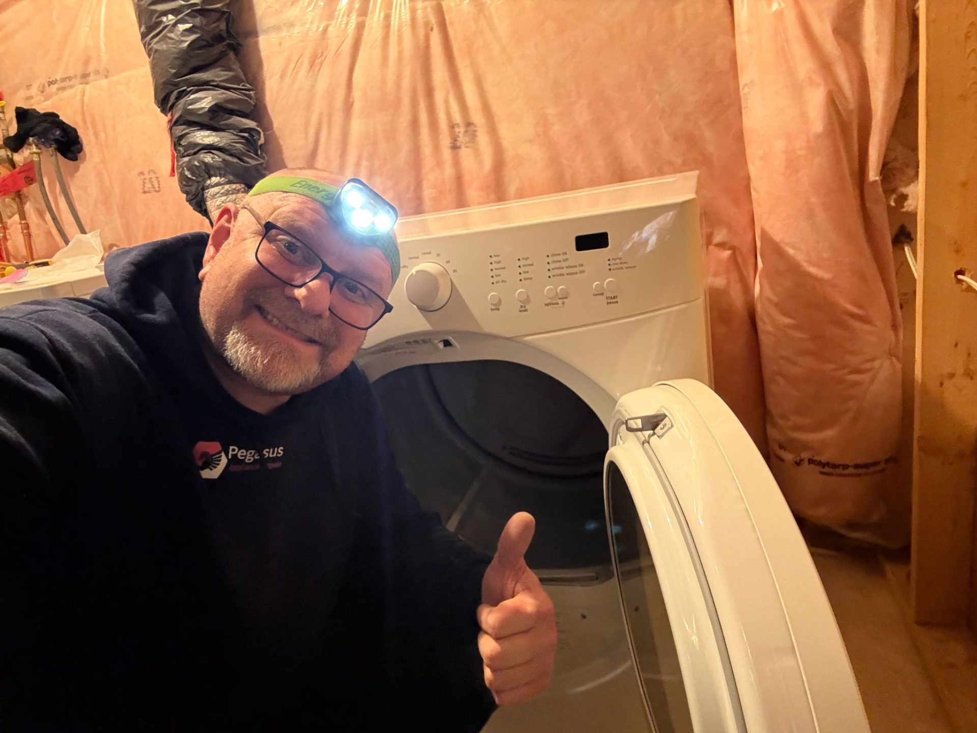 Dryer heating repair completed