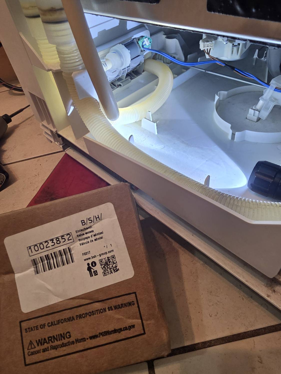 Bosch dishwasher water inlet valve replacement
