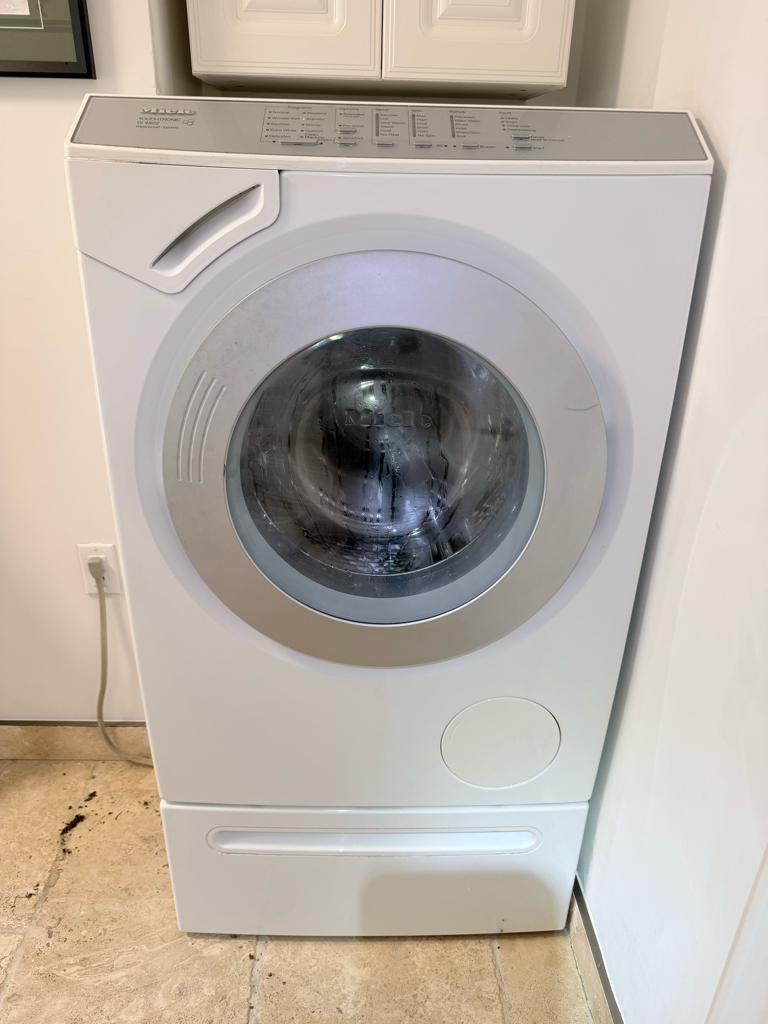Miele washing machine after successful gasket replacement